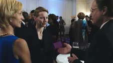 Ines Conradi with the Hennebergs (Viktorija Malektorovych and Michael Wittenborn)